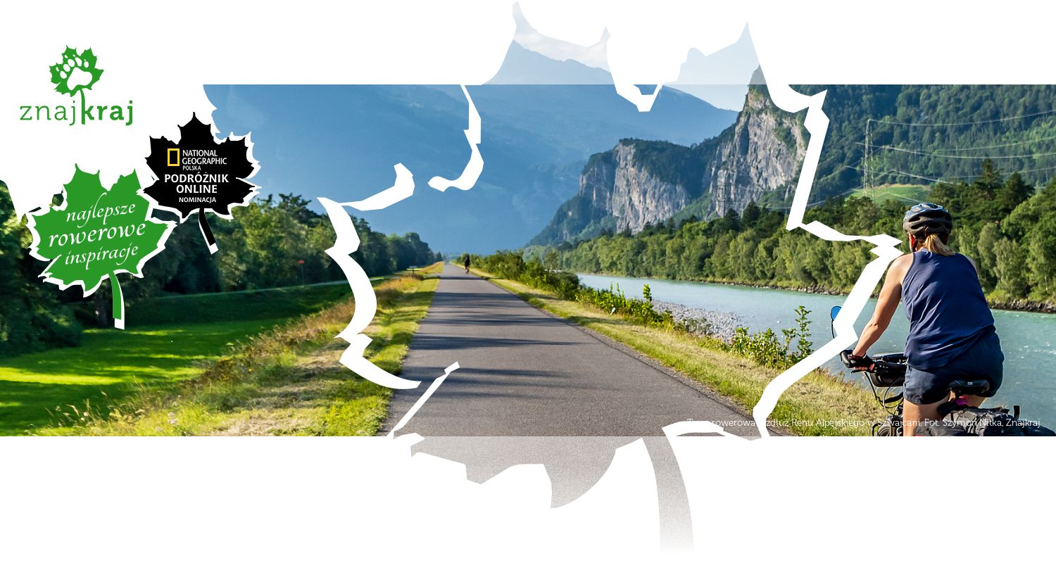 Trasa rowerowa wzdłuż Renu Alpejskiego w Szwajcarii