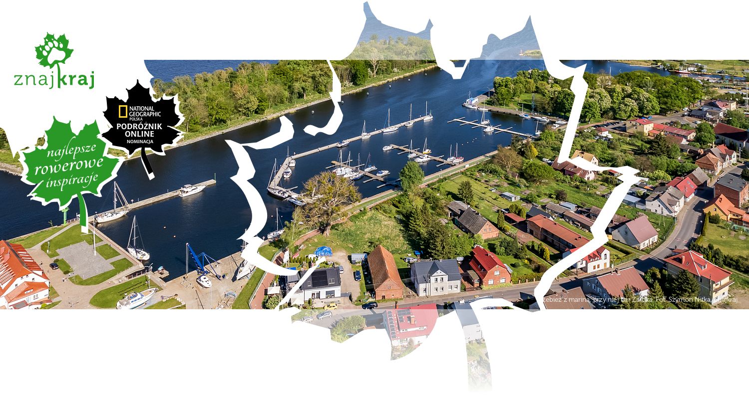 Trzebież z mariną, przy niej bar Zatoka