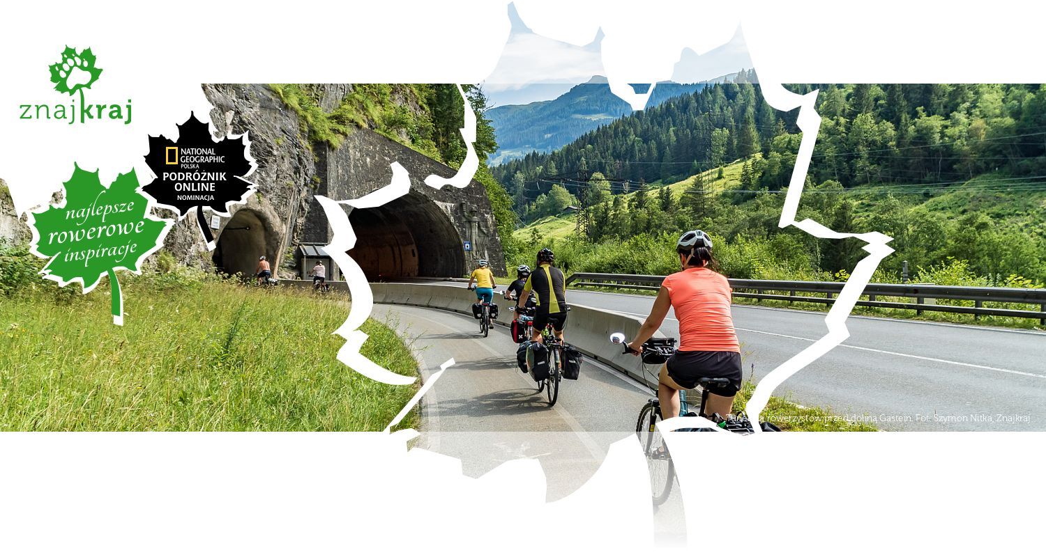 Tunel dla rowerzystów przed doliną Gastein