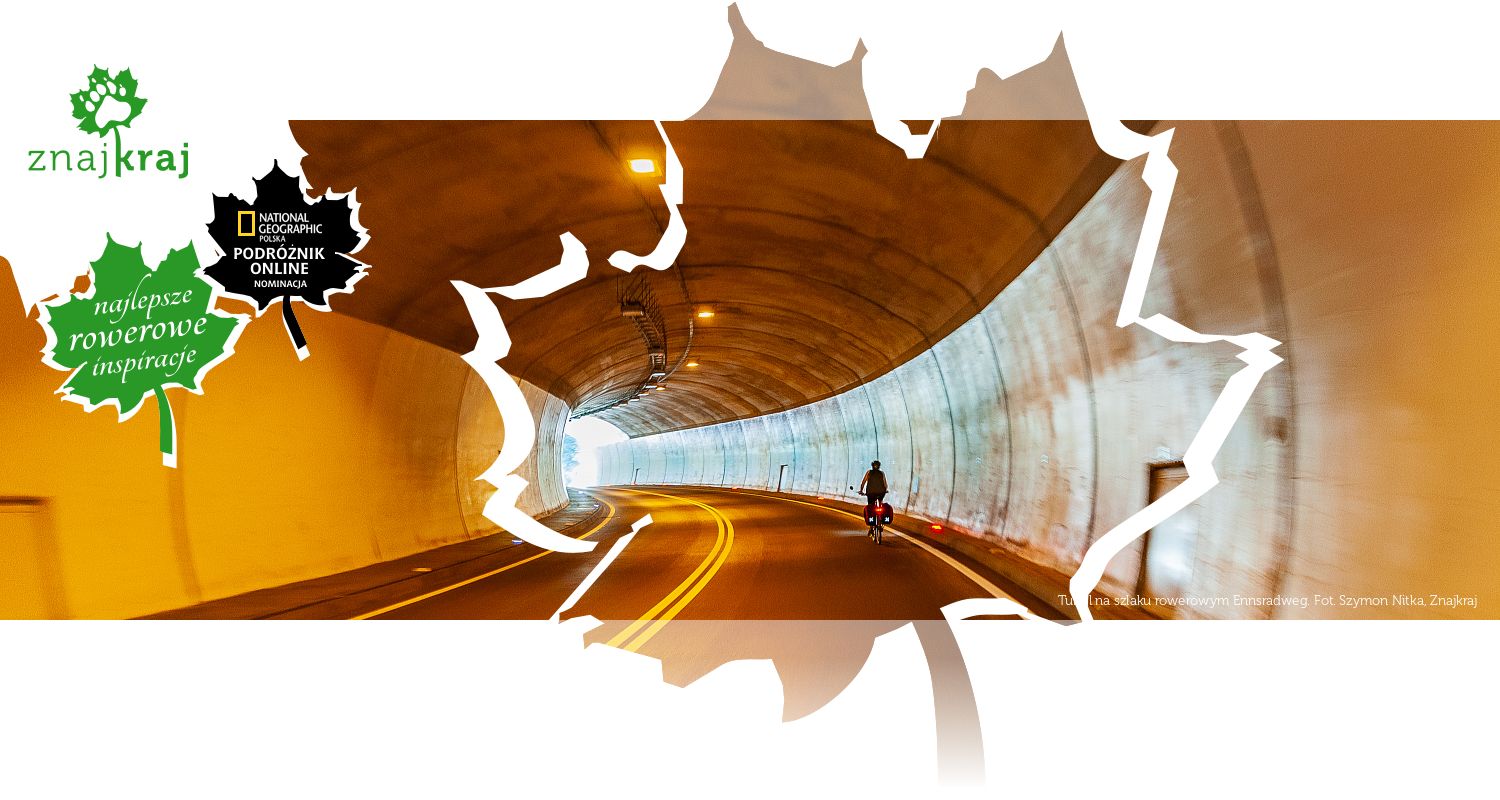 Tunel na szlaku rowerowym Ennsradweg