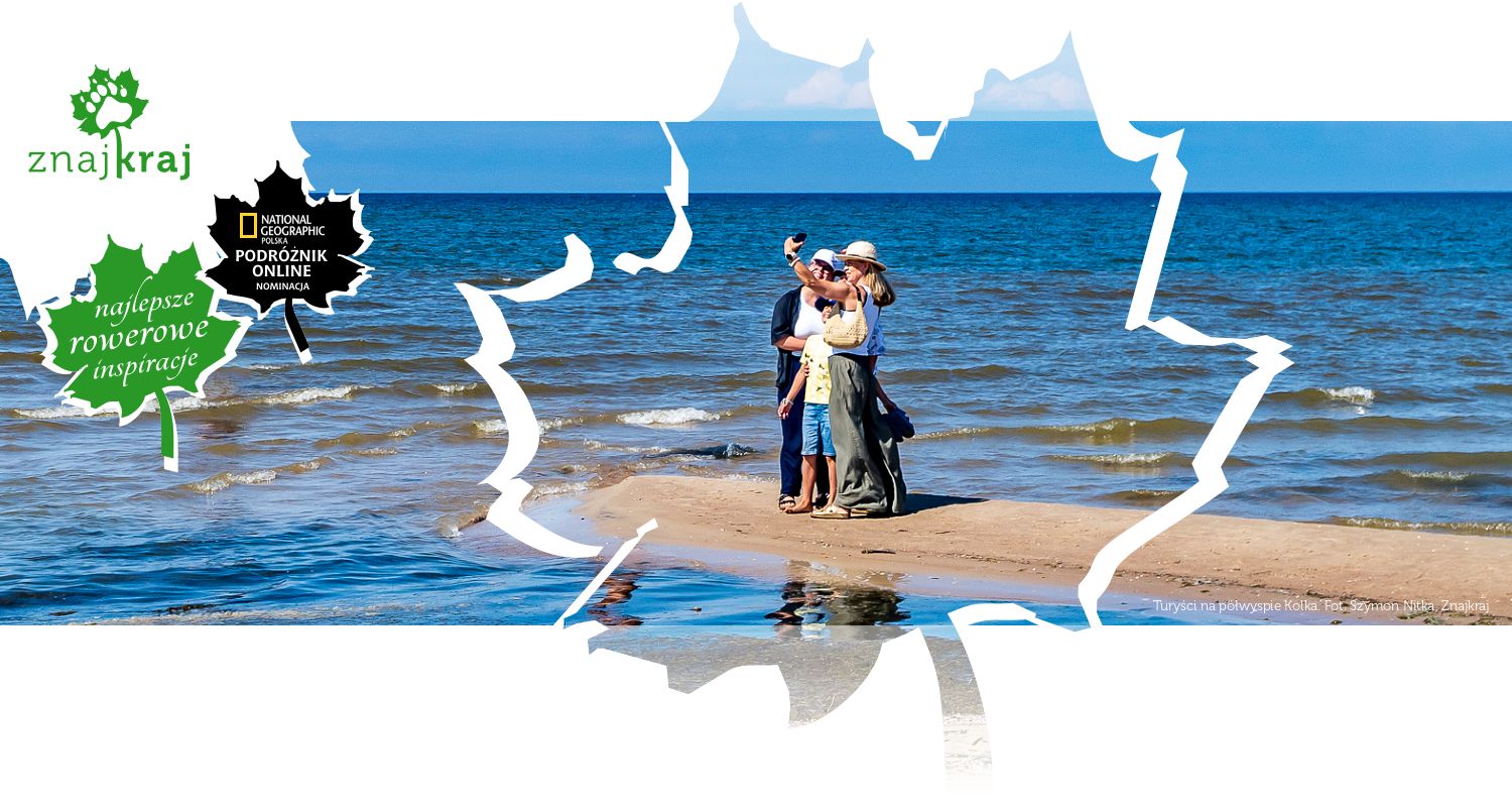 Turyści na półwyspie Kolka