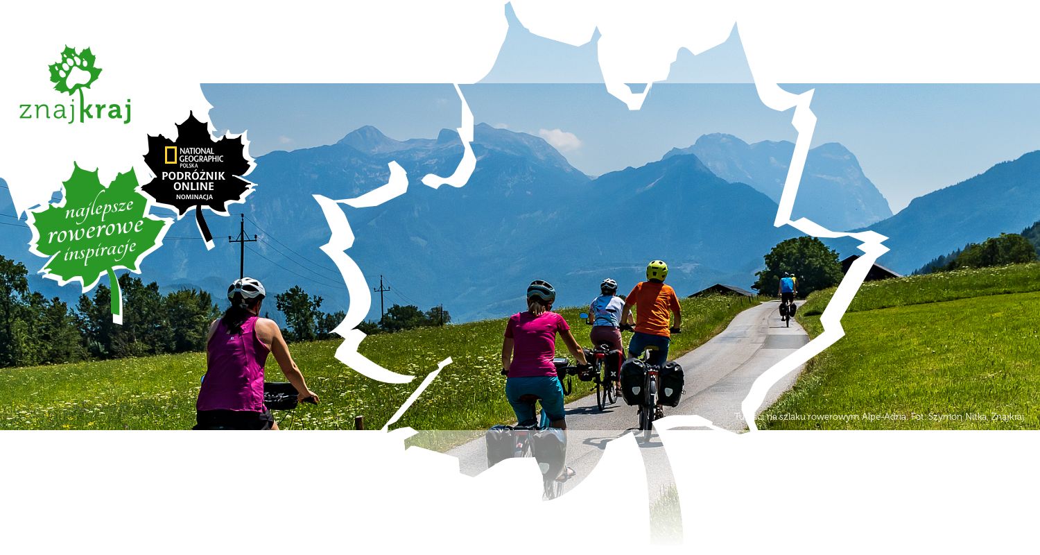 Turyści na szlaku rowerowym Alpe-Adria