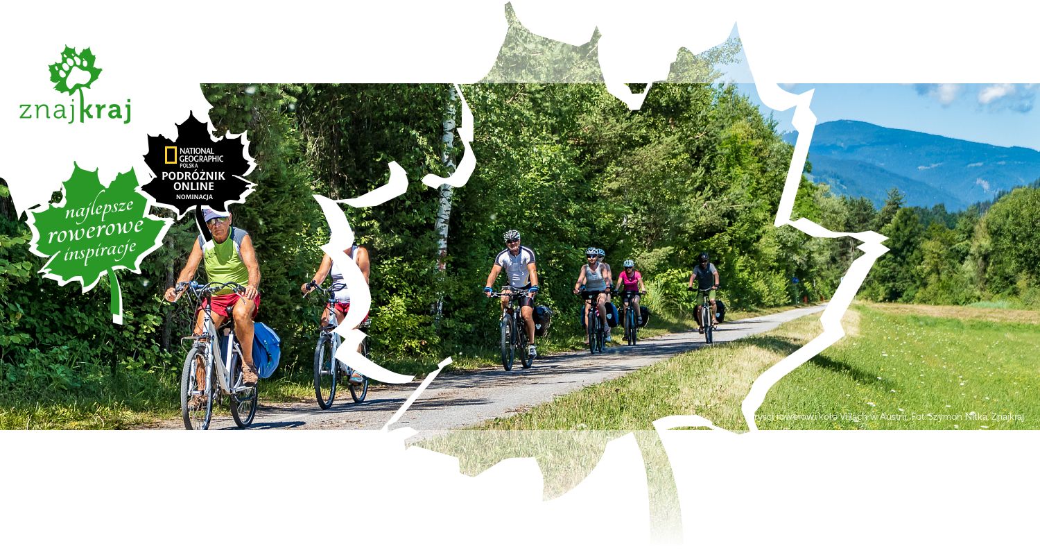 Turyści rowerowi koło Villach w Austrii