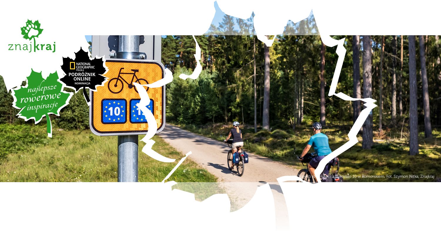 Turyści rowerowi na EuroVelo 10 w Pomorskiem