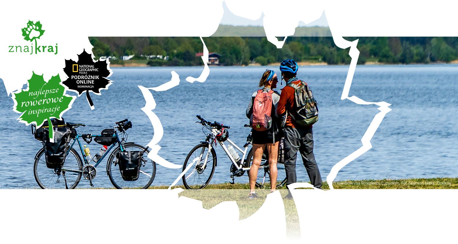Turyści rowerowi na Pojezierzu Łużyckim