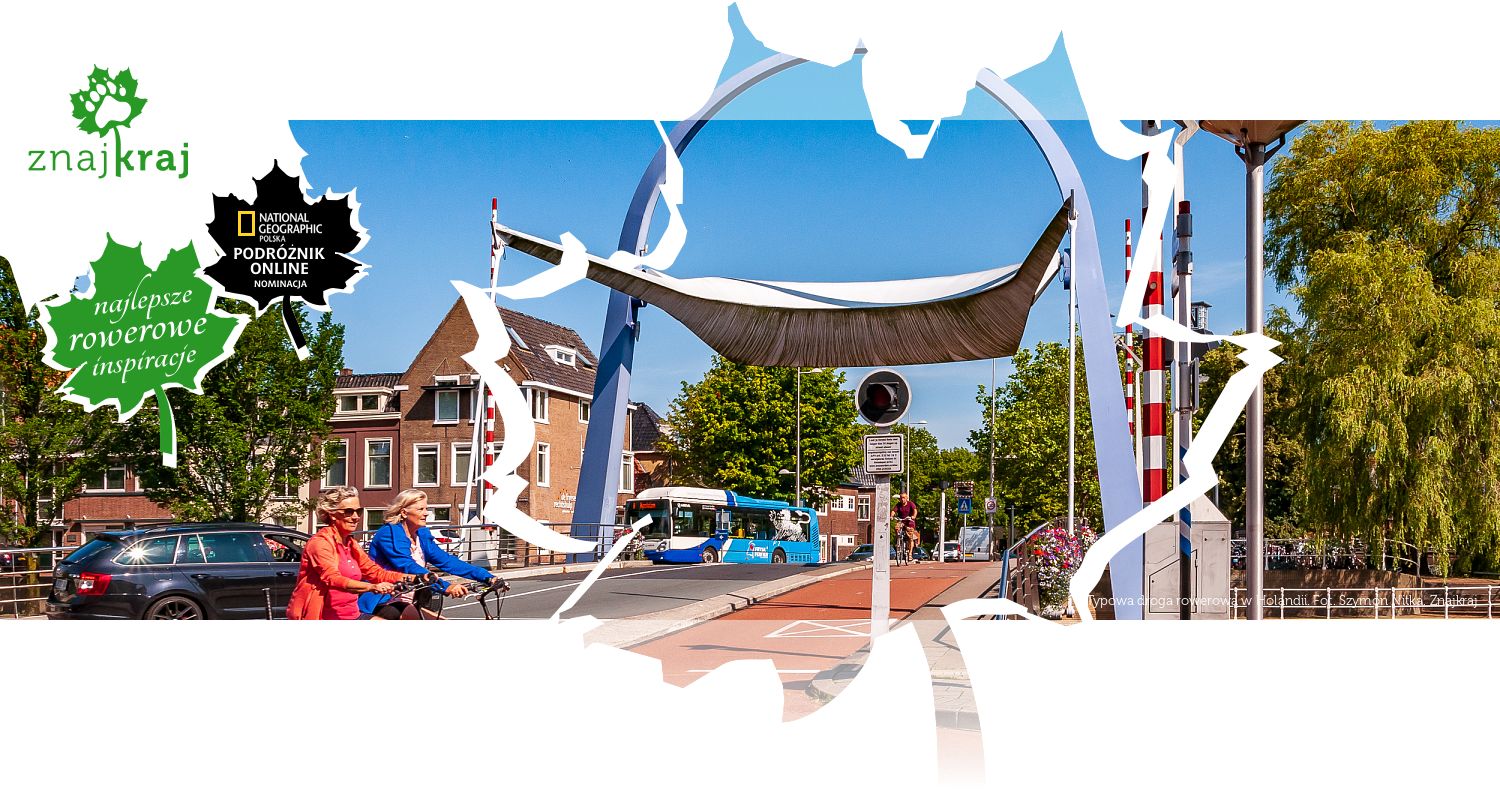 Typowa droga rowerowa w Holandii