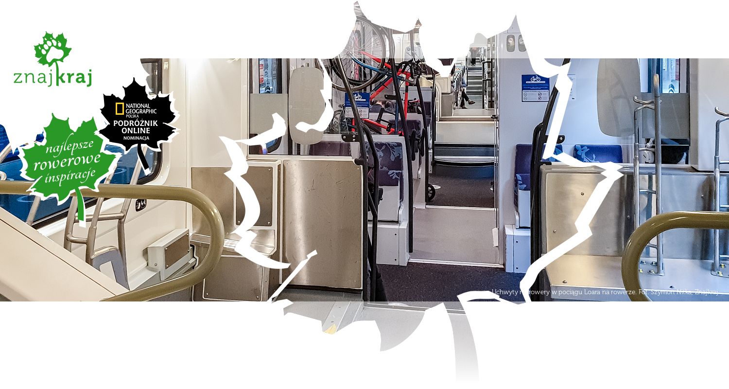 Uchwyty na rowery w pociągu Loara na rowerze