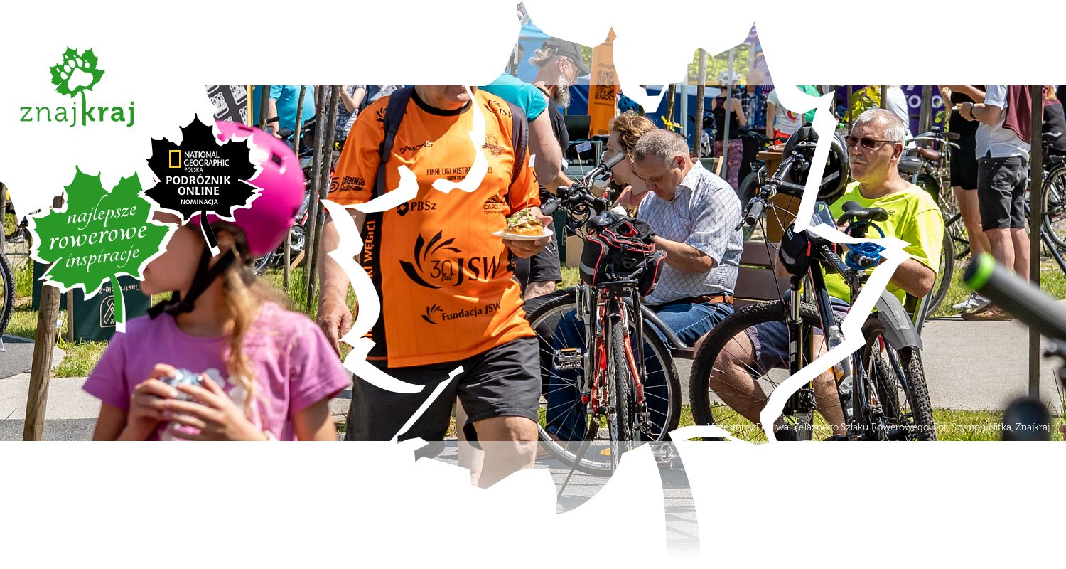 Uczestnicy Festiwal Żelaznego Szlaku Rowerowego