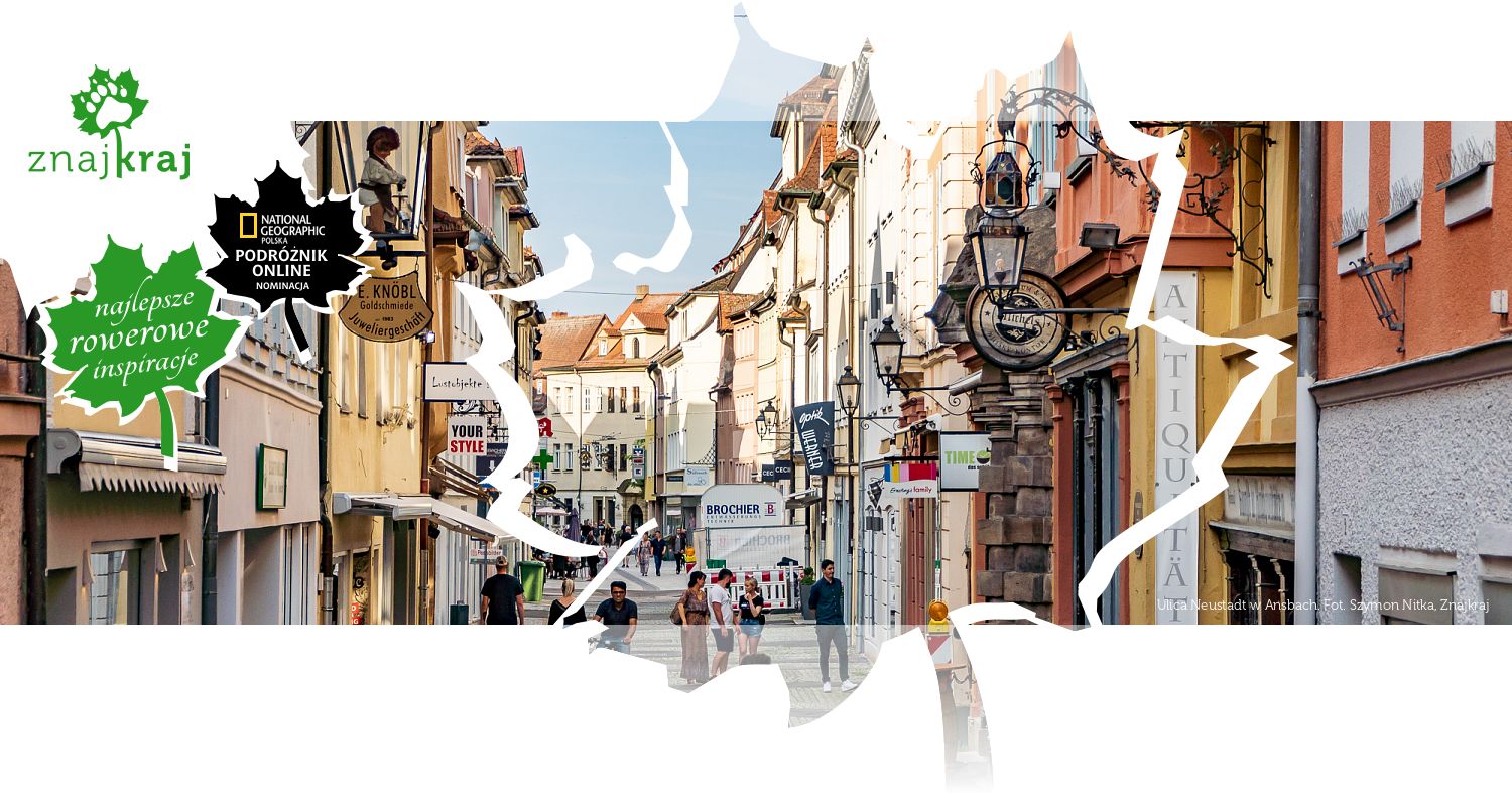 Ulica Neustadt w Ansbach