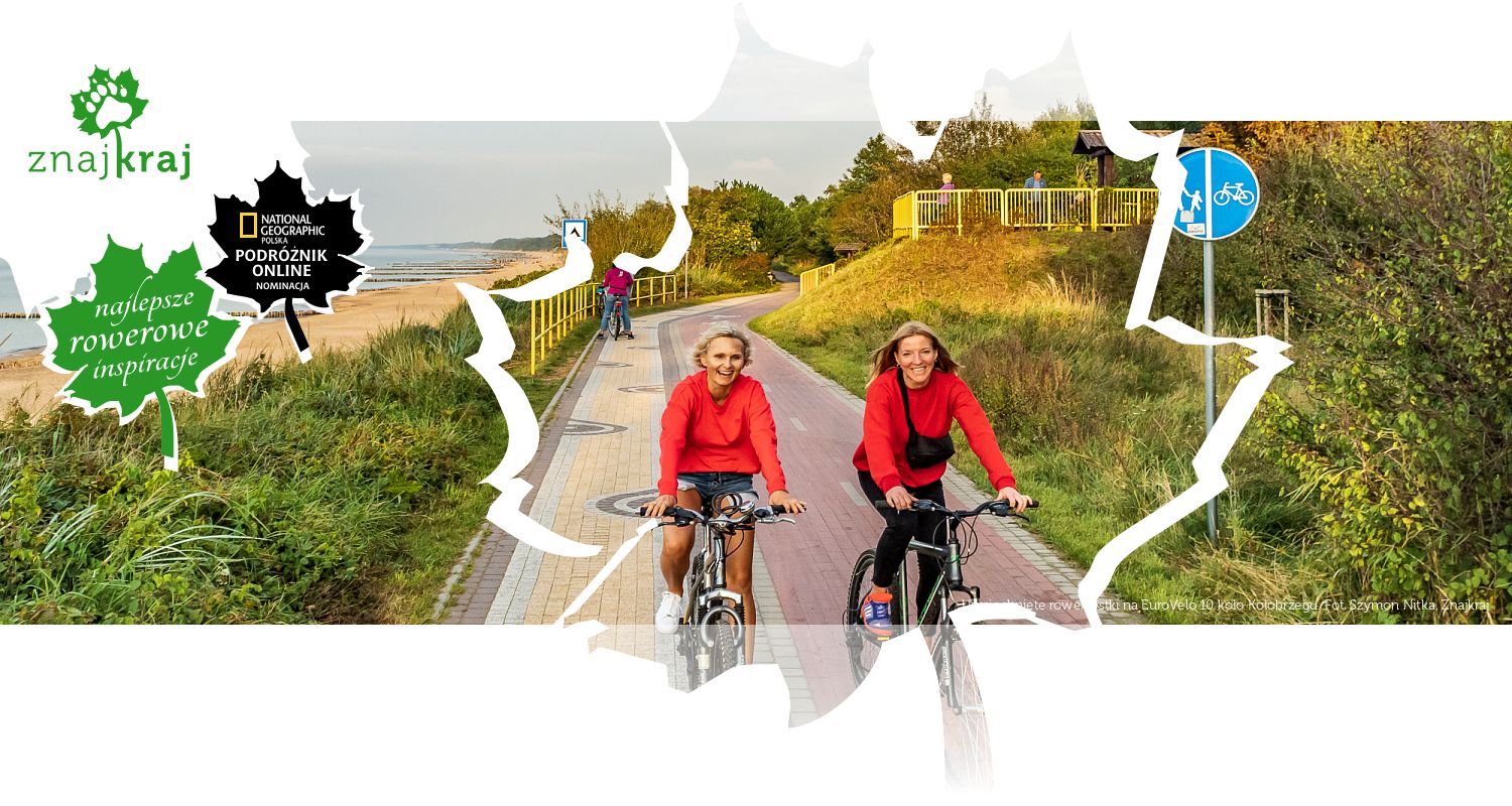 Uśmiechnięte rowerzystki na EuroVelo 10 koło Kołobrzegu
