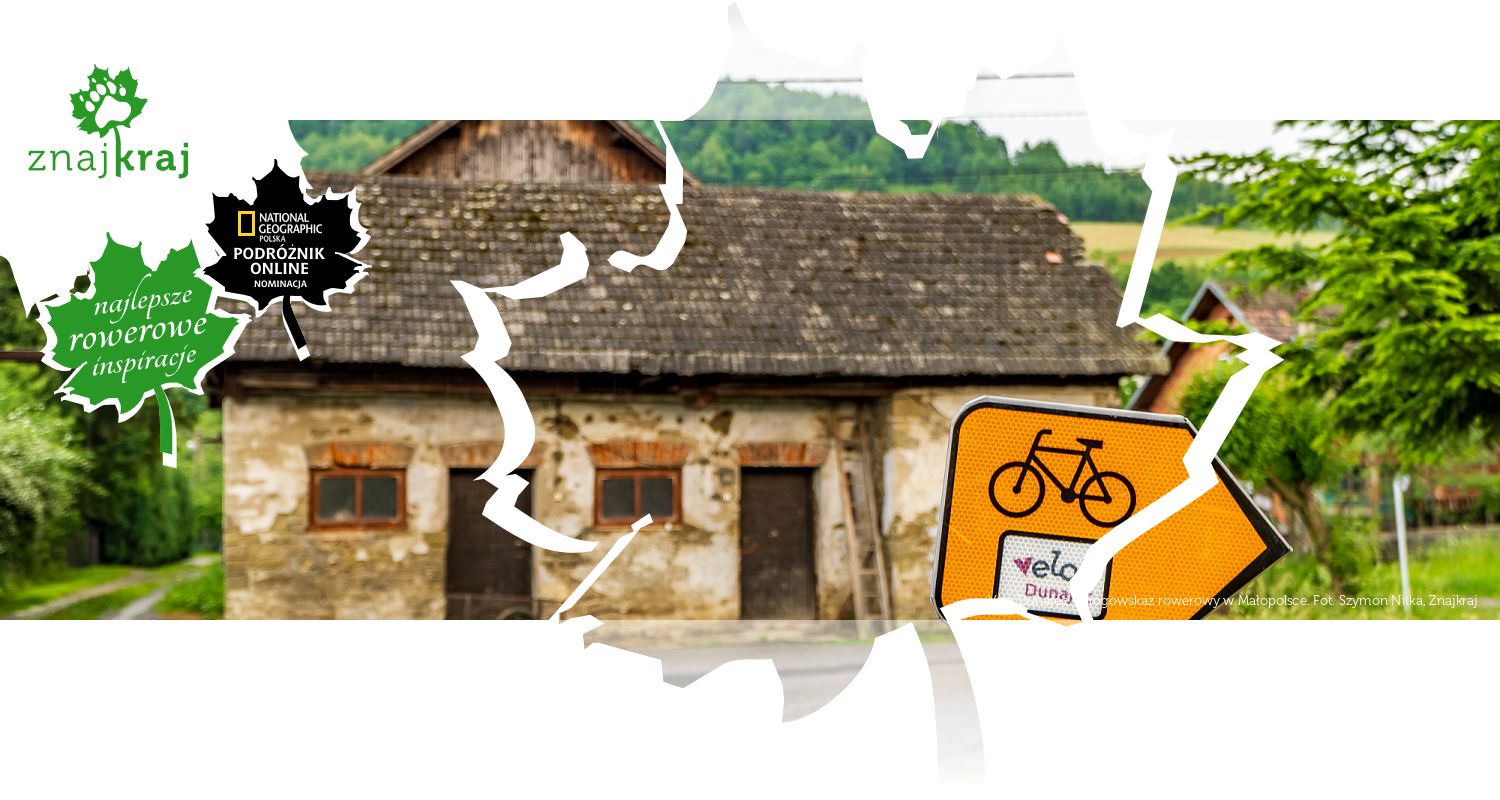 Velo Dunajec - drogowskaz rowerowy w Małopolsce