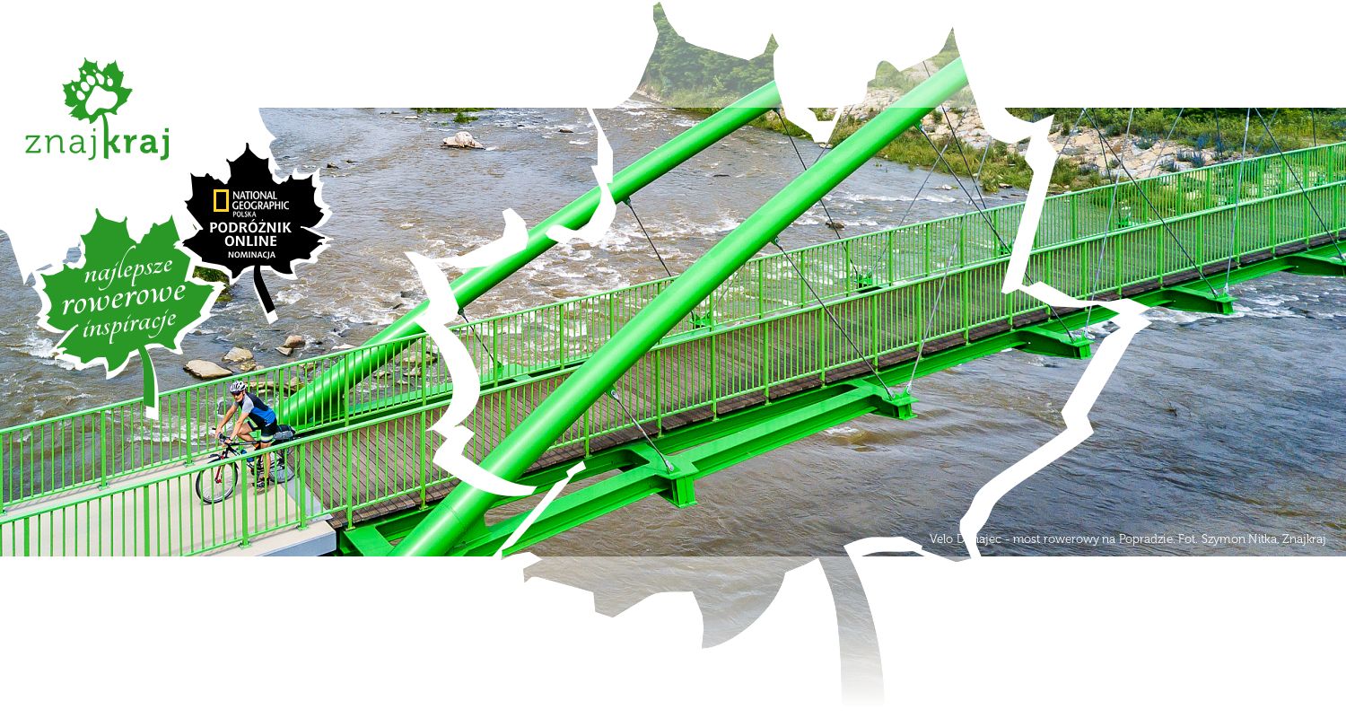 Velo Dunajec - most rowerowy na Popradzie