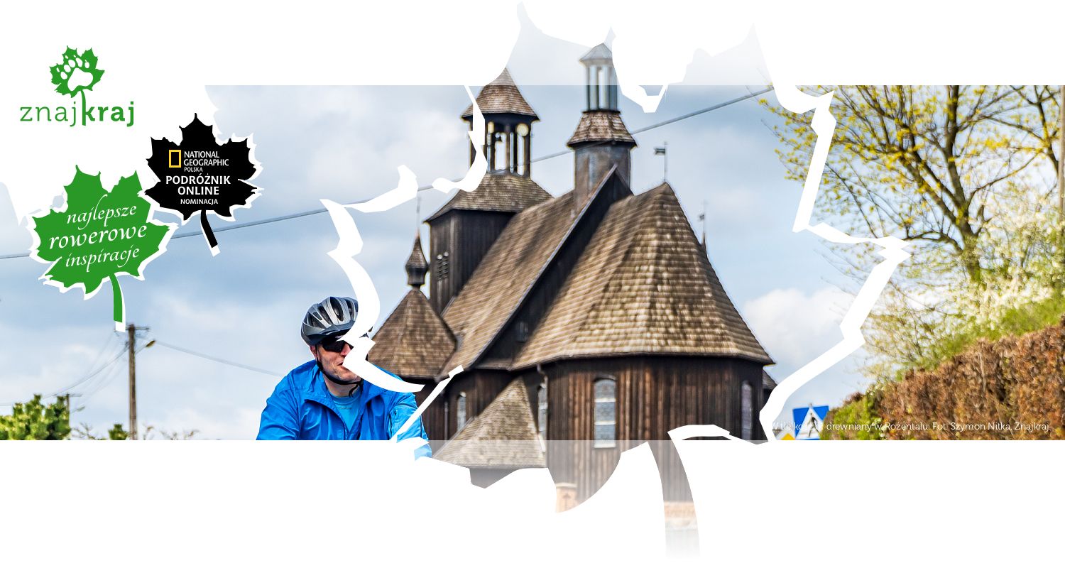 W tle kościół drewniany w Rożentalu