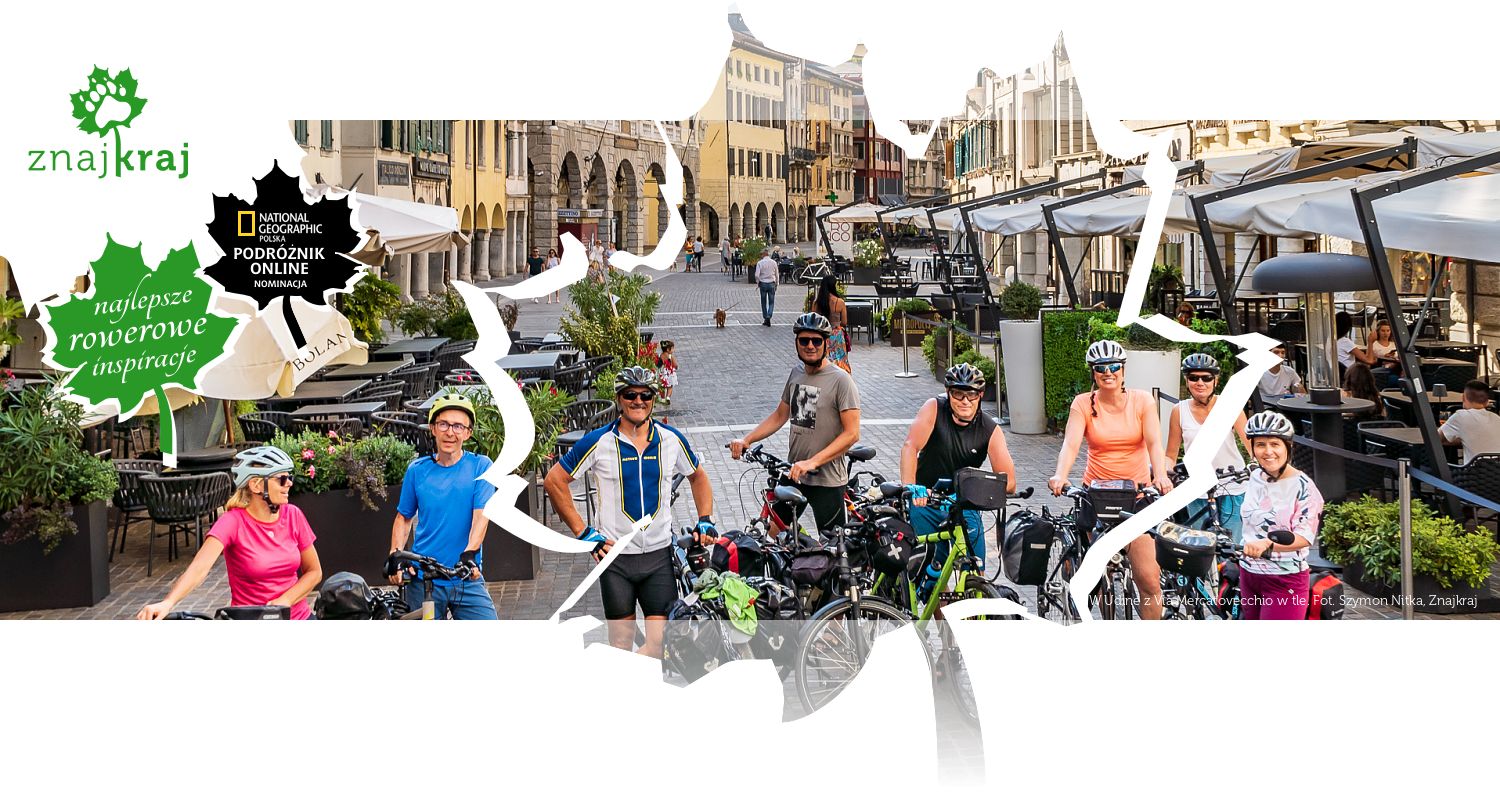 W Udine z Via Mercatovecchio w tle