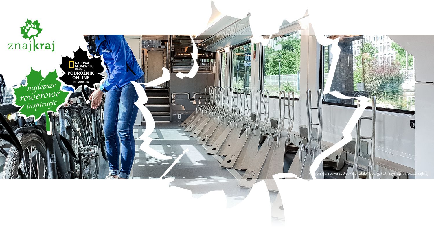 Wagon dla rowerzystów na szlaku Loary