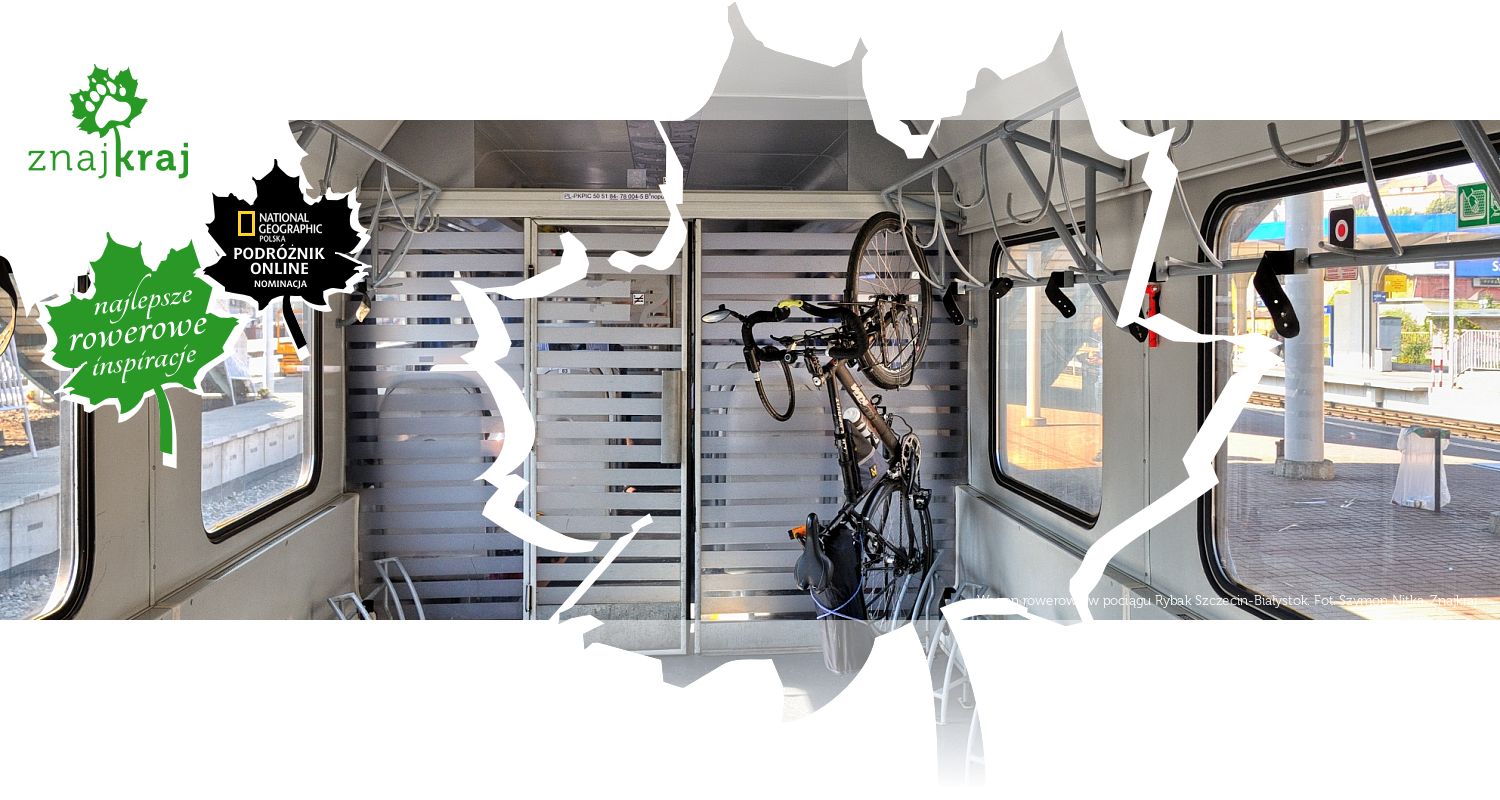 Wagon rowerowy w pociągu Rybak Szczecin-Białystok