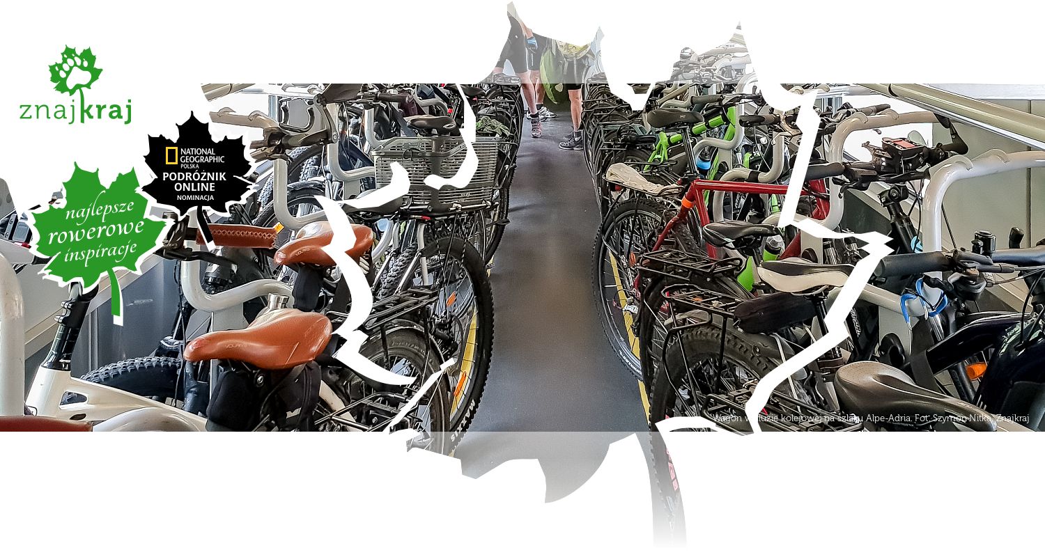 Wagon w śluzie kolejowej na szlaku Alpe-Adria