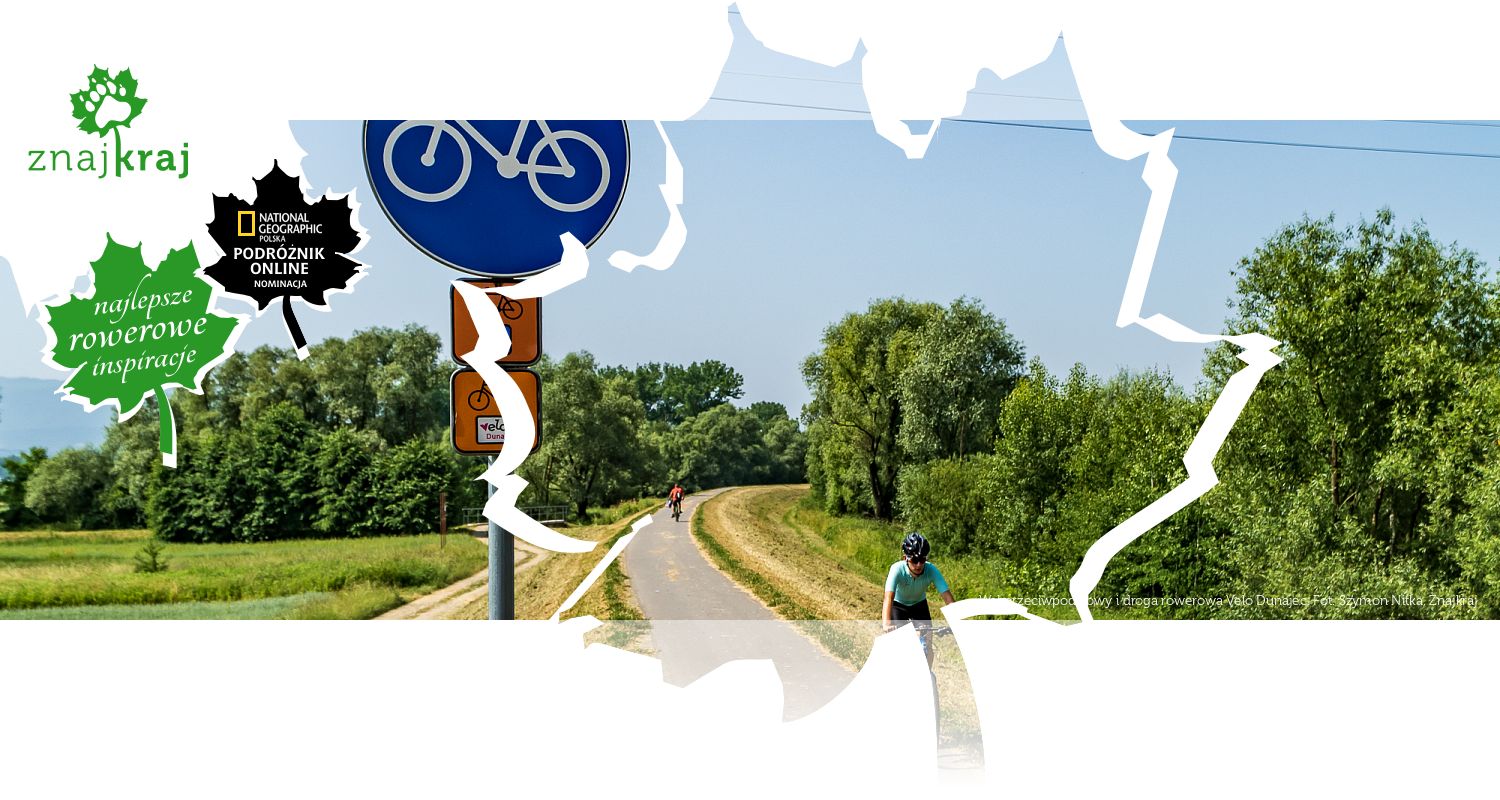 Wał przeciwpodziowy i droga rowerowa Velo Dunajec