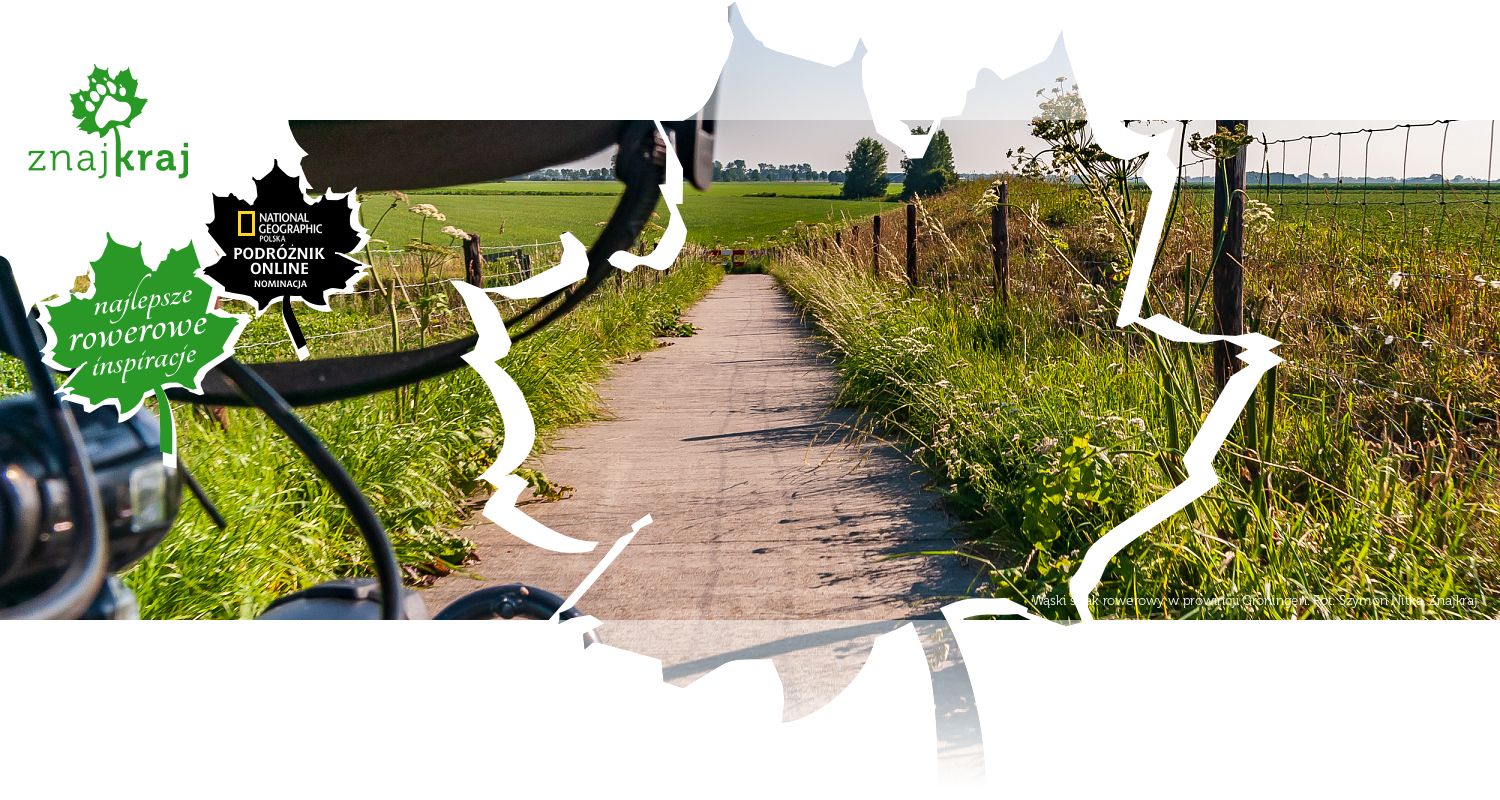 Wąski szlak rowerowy w prowincji Groningen