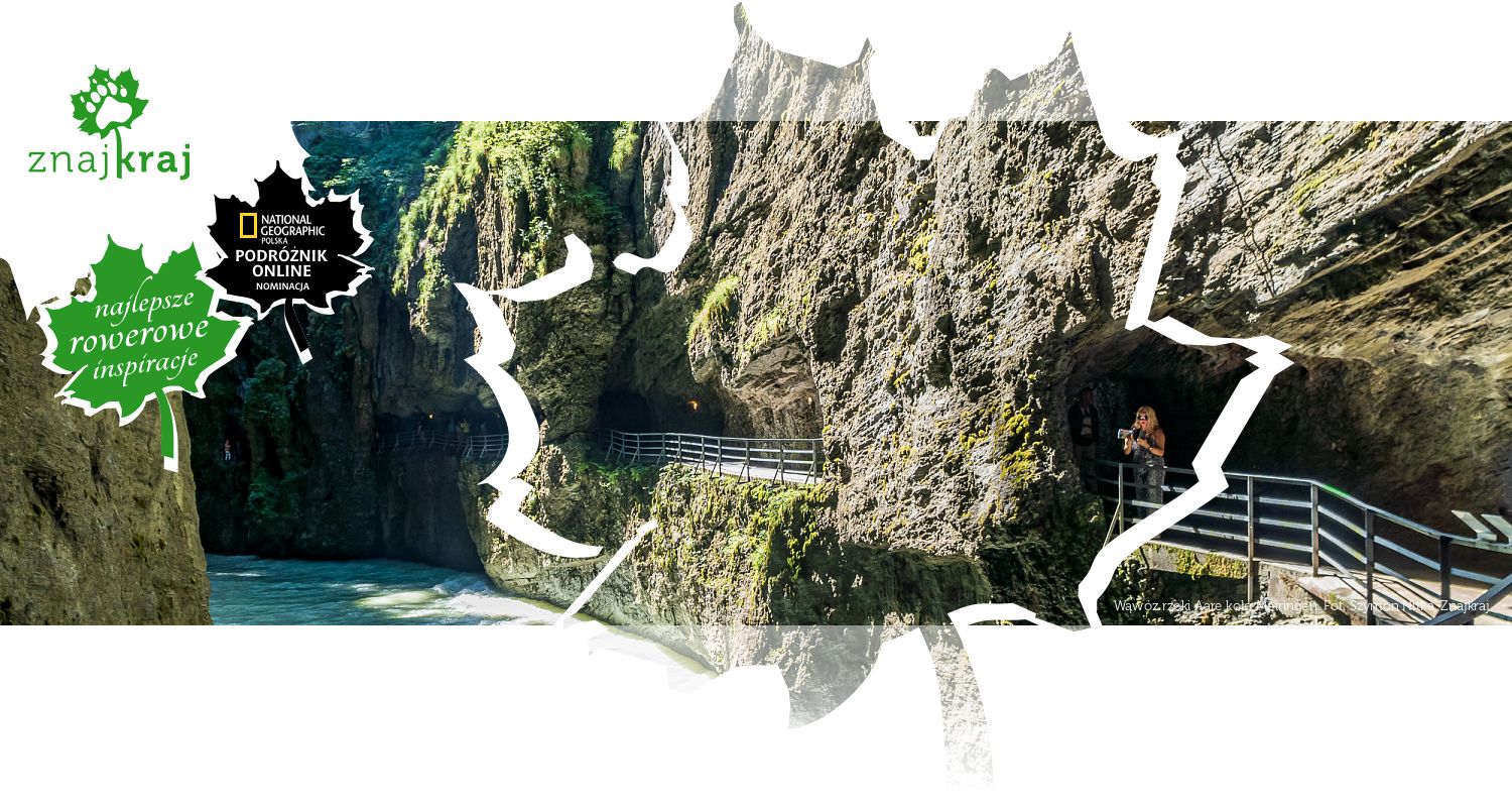 Wąwóz rzeki Aare koło Meiringen