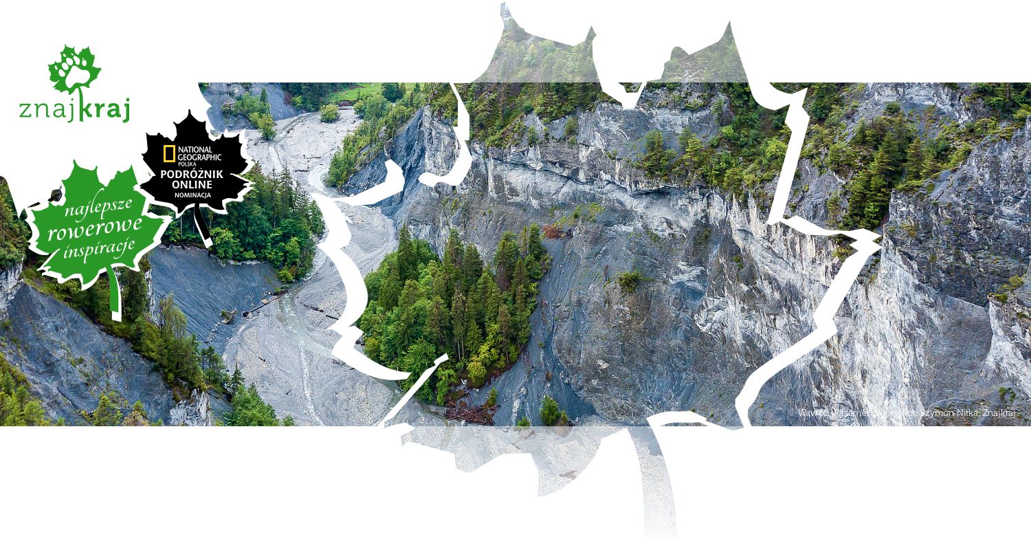 Wąwóz Versamer z góry