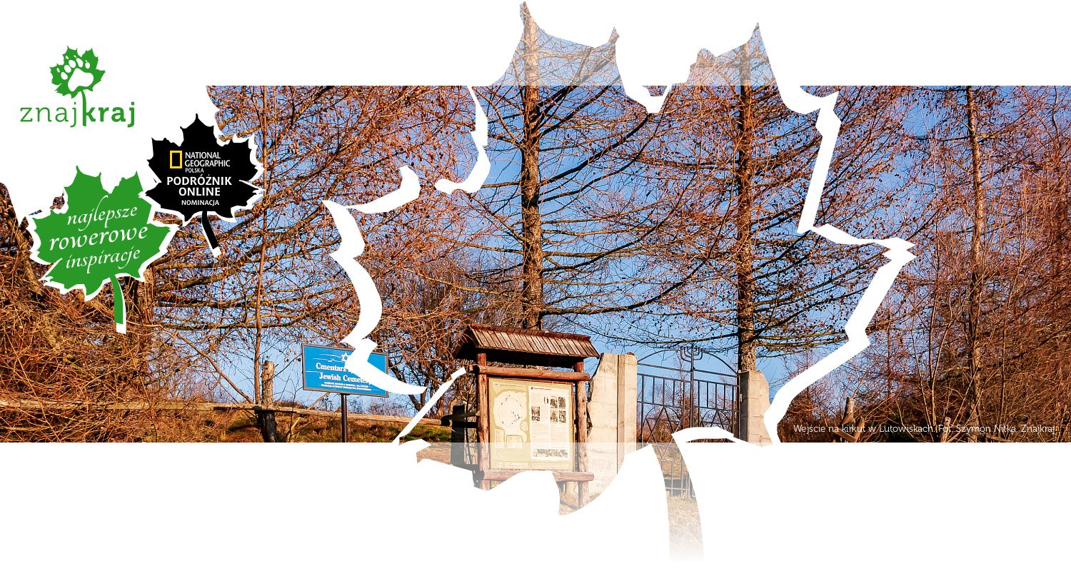 Wejście na kirkut w Lutowiskach