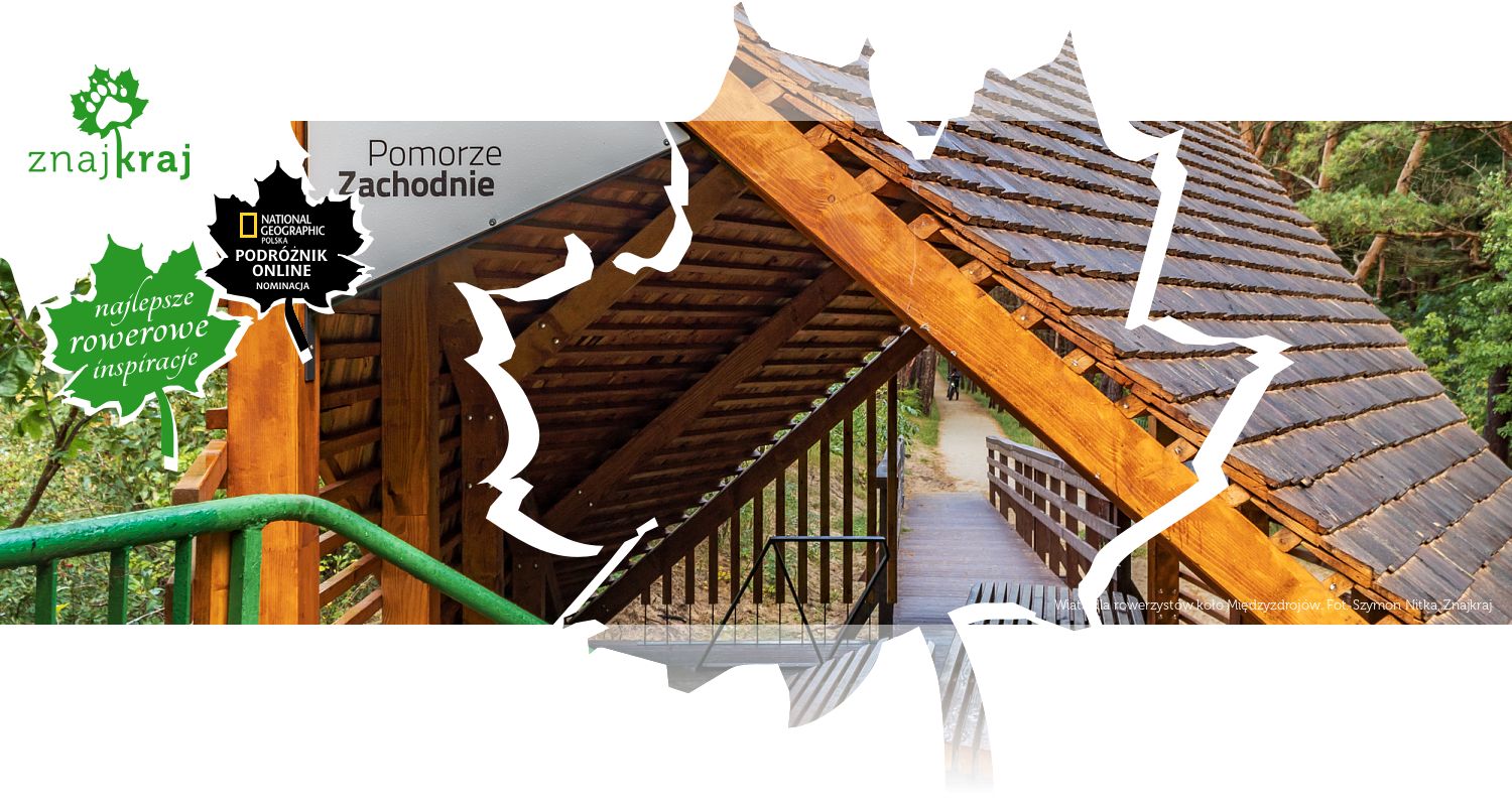 Wiata dla rowerzystów koło Międzyzdrojów