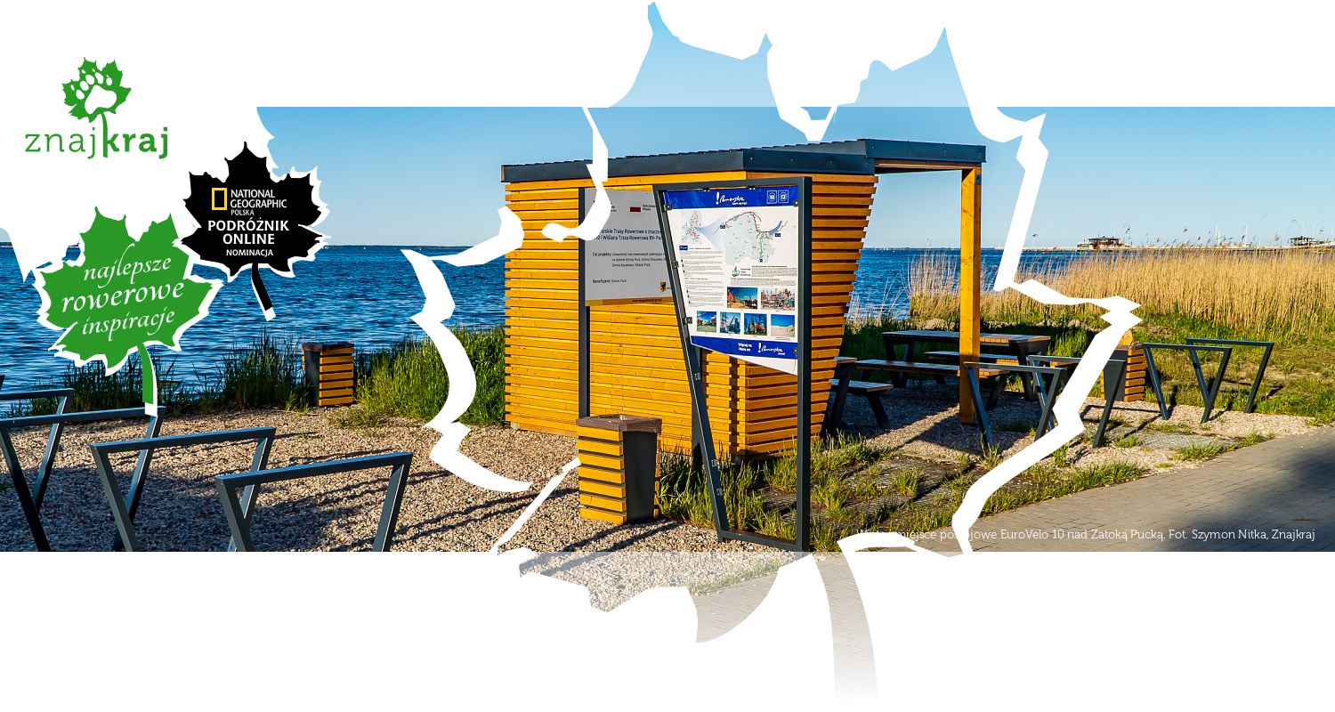 Wiata i miejsce postojowe EuroVelo 10 nad Zatoką Pucką