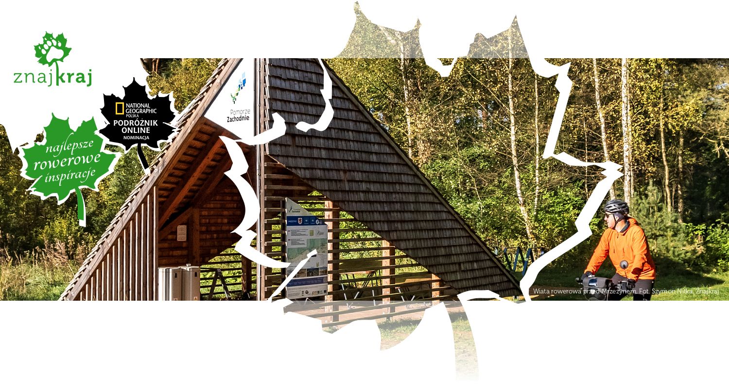 Wiata rowerowa przed Mrzeżynem