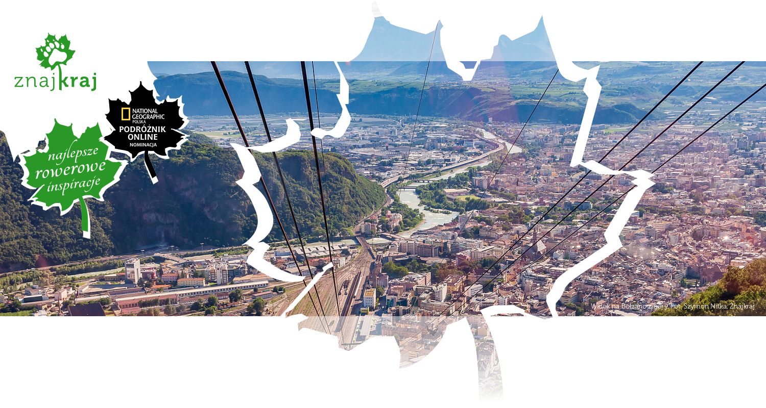 Widok na Bolzano z góry