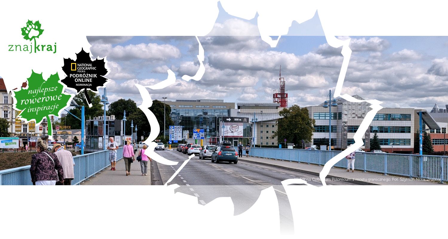 Widok na Collegium Polonicum z mostu granicznego