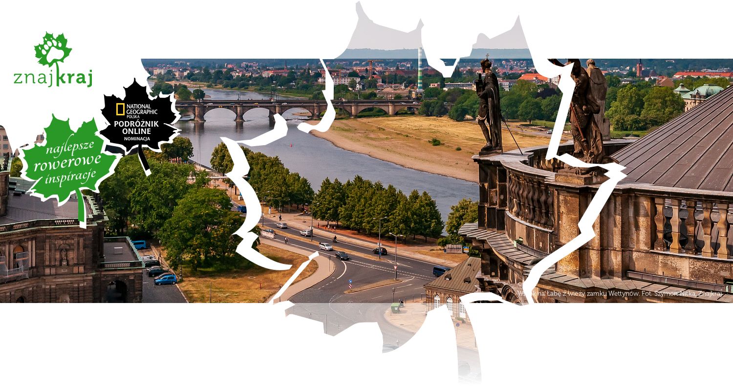 Widok na Łabę z wieży zamku Wettynów