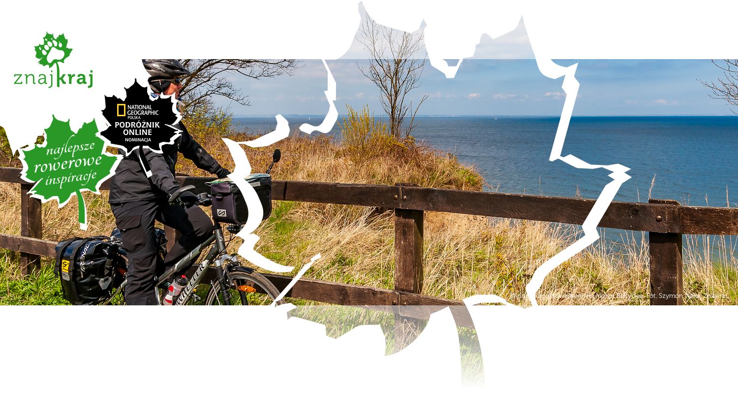 Widok z drogi rowerowej na Morze Bałtyckie