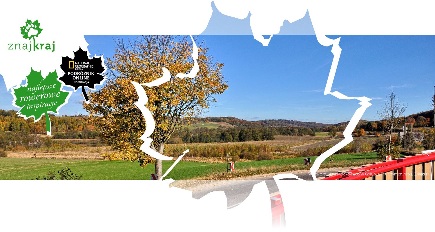 Widok z punktu widokowego w Gołubiu