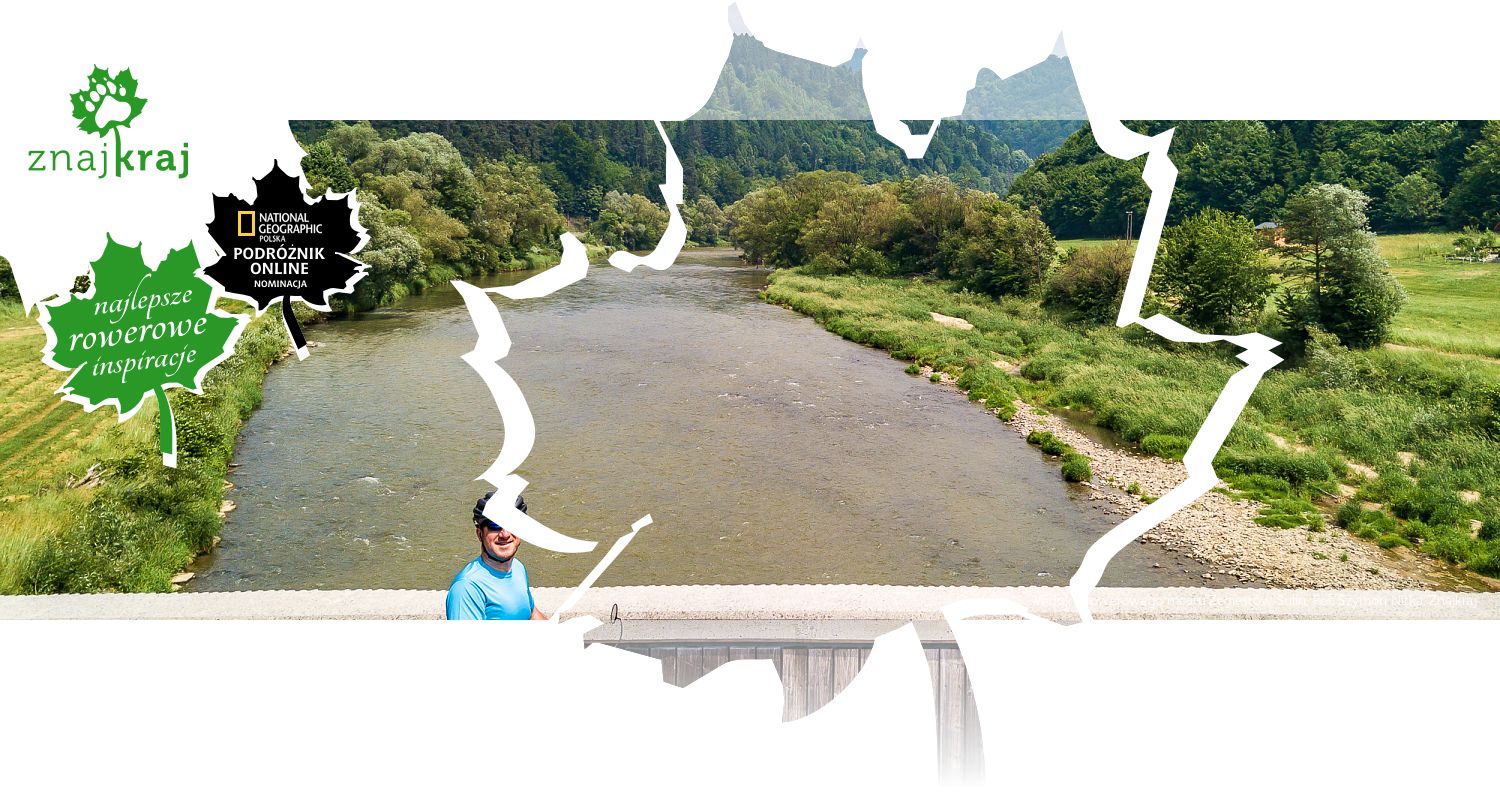 Widok z rowerowego mostu Żegiestów-Sulin