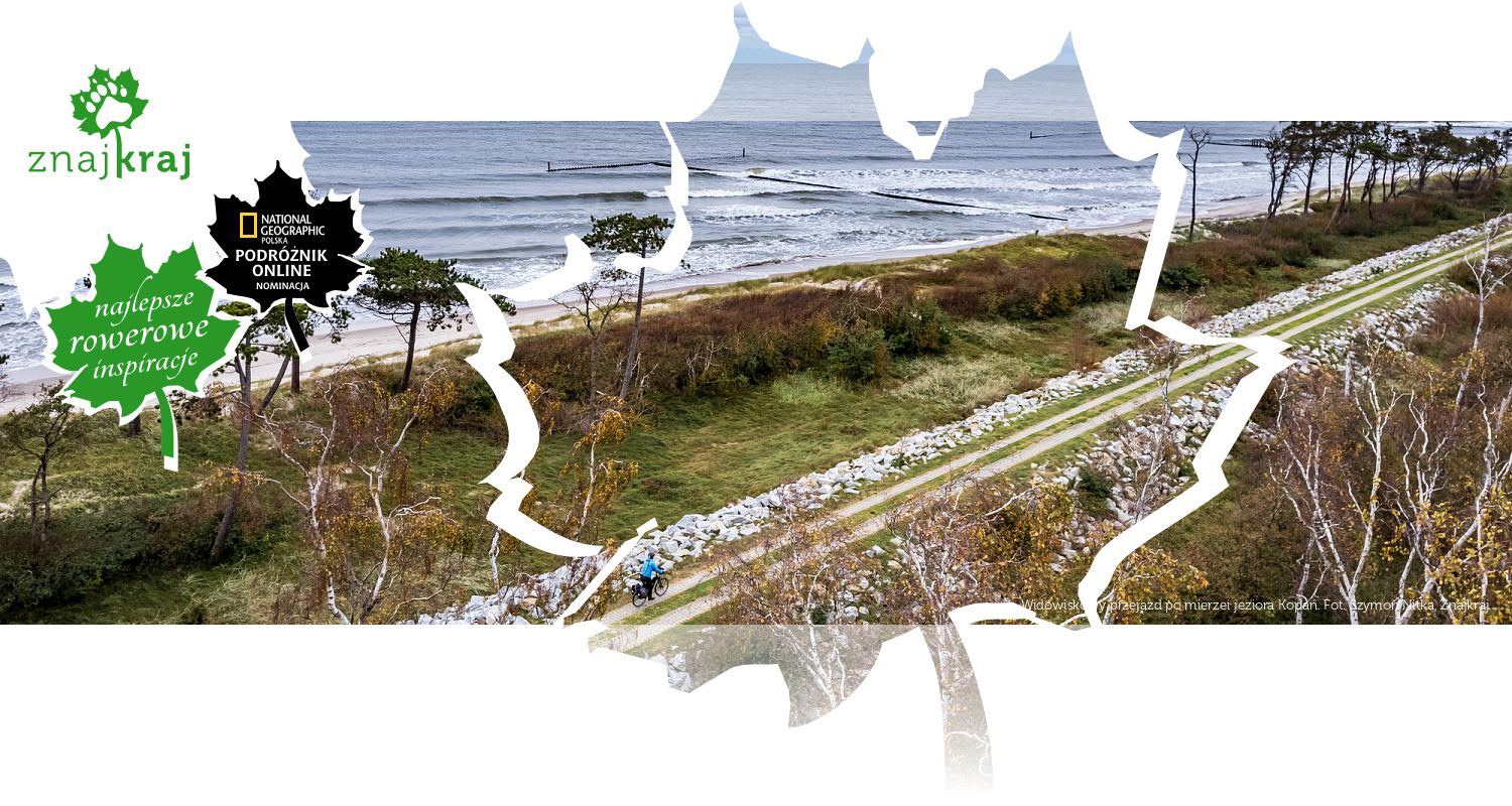 Widowiskowy przejazd po mierzei jeziora Kopań