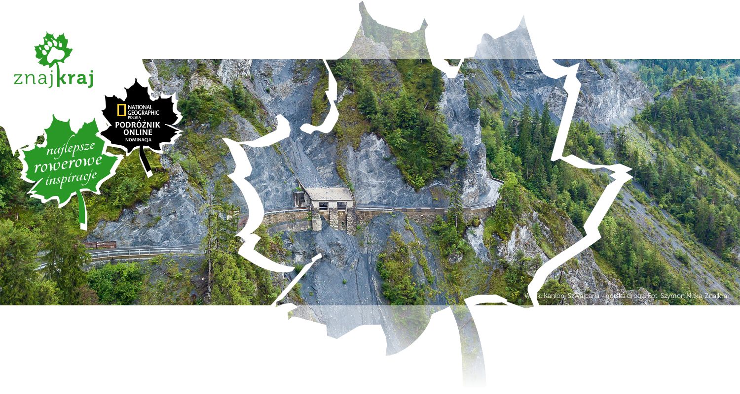 Wielki Kanion, Szwajcaria - górska droga