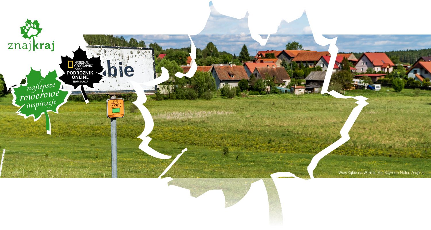 Wieś Ząbie na Warmii