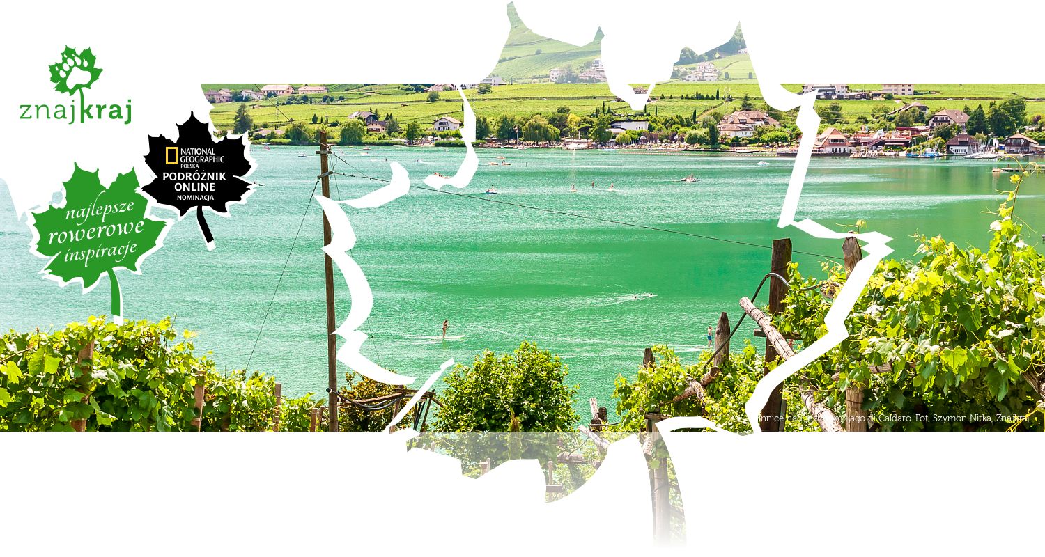 Winnice nad jeziorem Lago di Caldaro