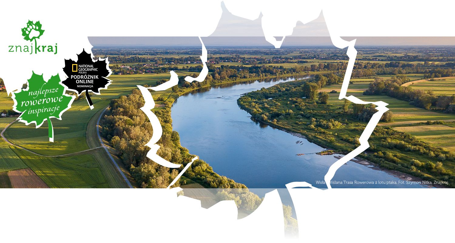 Wisła i Wiślana Trasa Rowerowa z lotu ptaka
