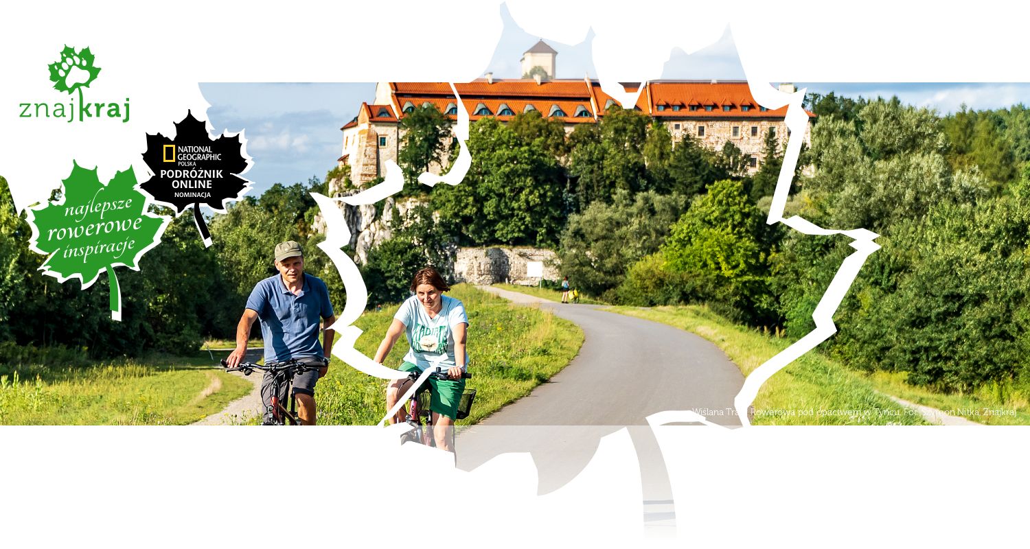 Wiślana Trasa Rowerowa pod opactwem w Tyńcu