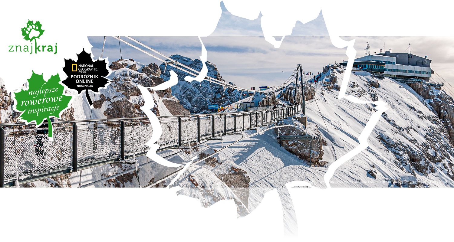 Wiszący Most, w tle restauracja i stacja gondoli