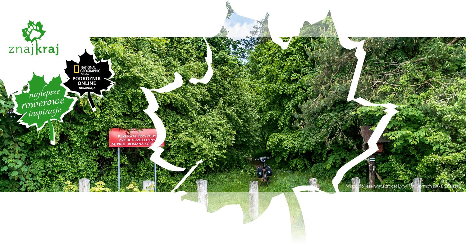 Wjazd do rezerwatu źródeł Łyny