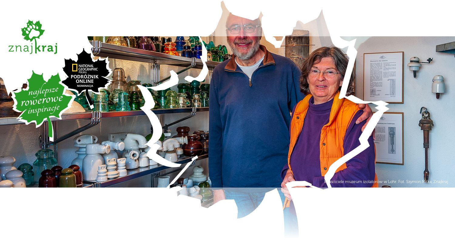 Właściciele muzeum izolatorów w Lohr