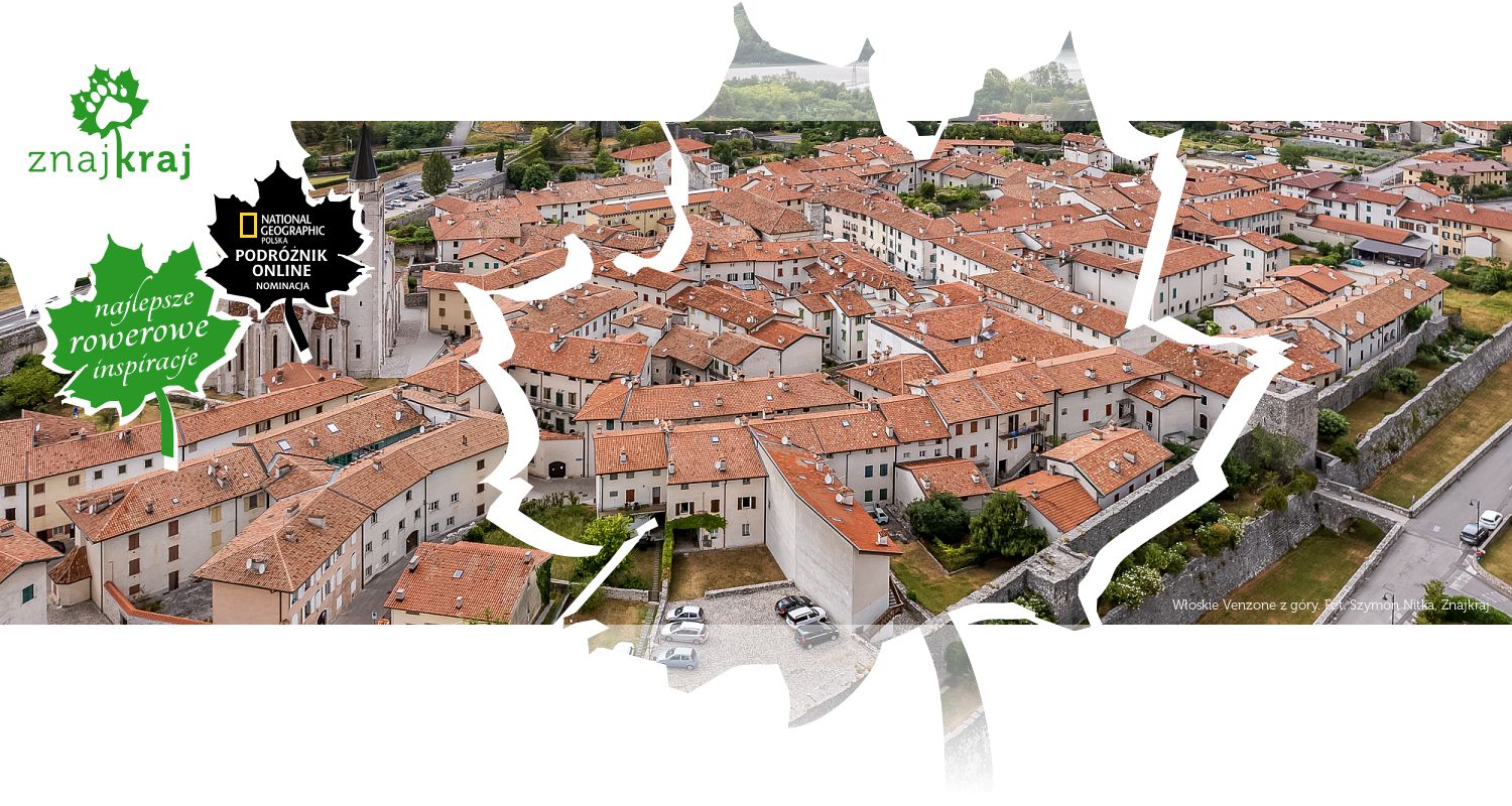 Włoskie Venzone z góry