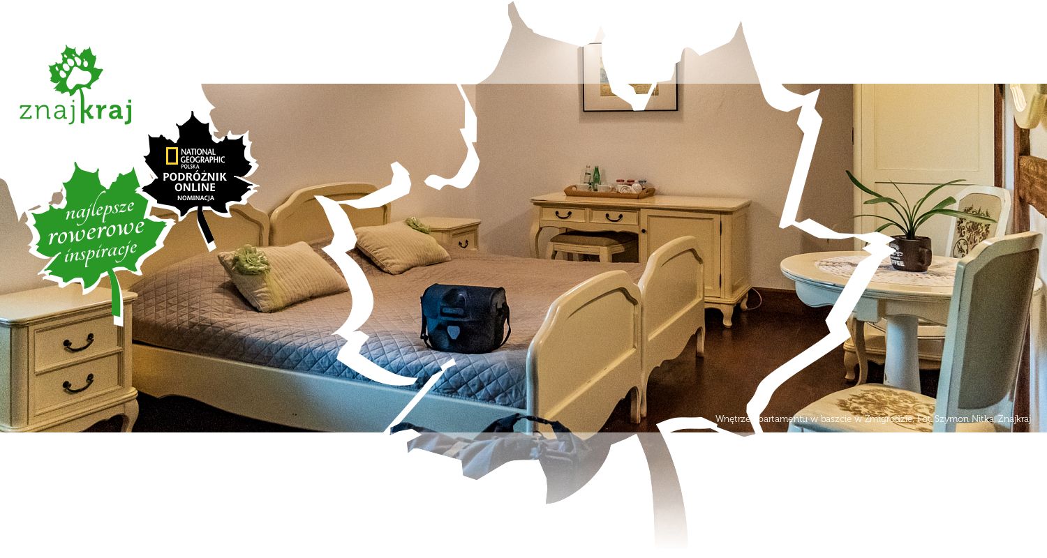 Wnętrze apartamentu w baszcie w Żmigrodzie