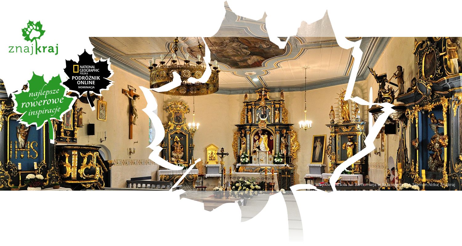 Wnętrze kościoła św. Bartłomieja w Rajkowych