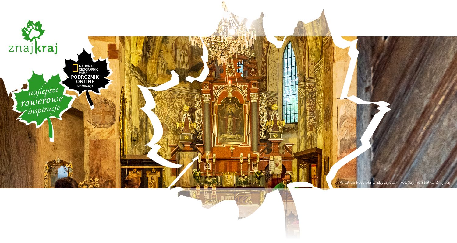 Wnętrze kościoła w Zbyszycach