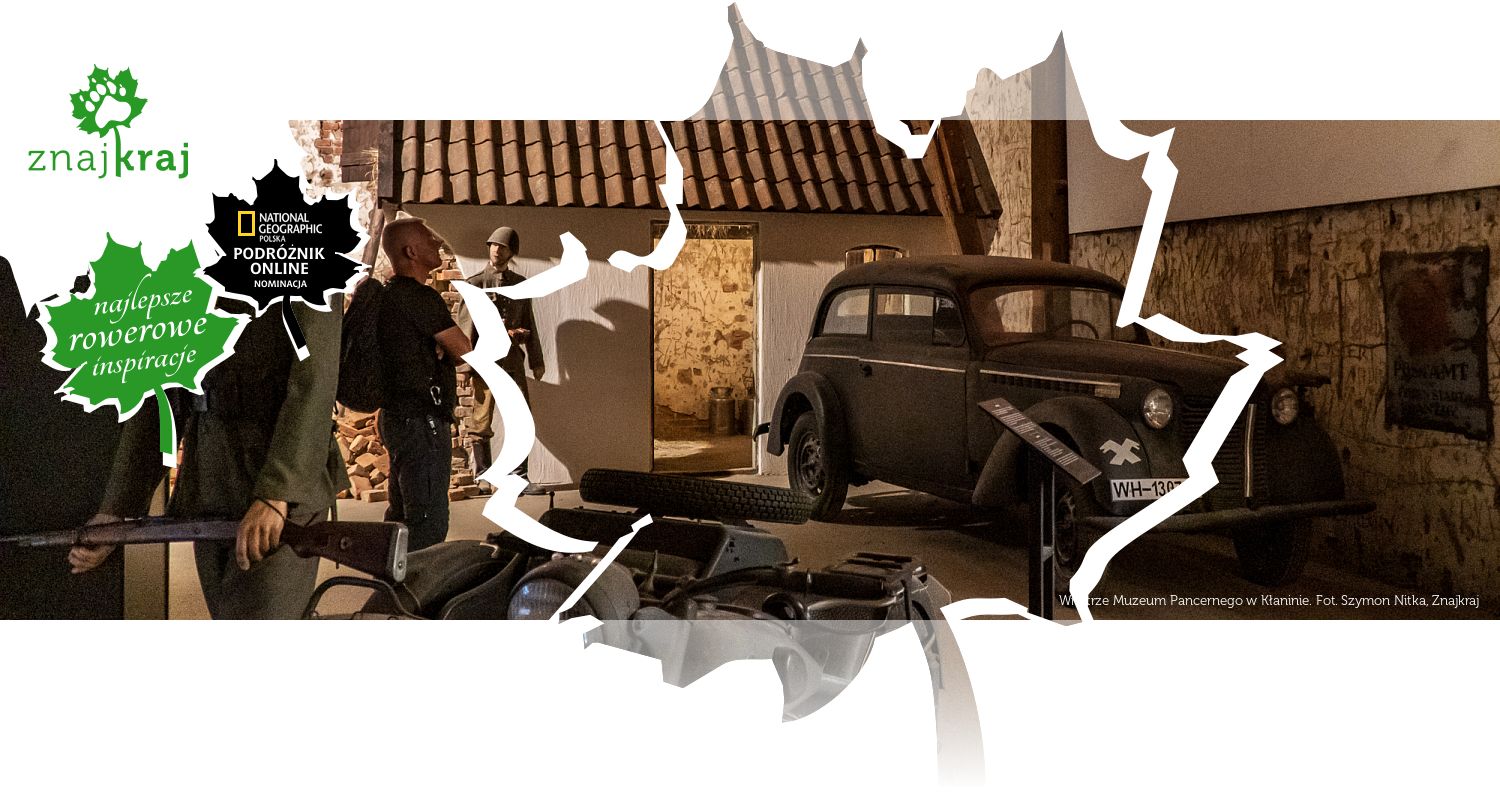 Wnętrze Muzeum Pancernego w Kłaninie