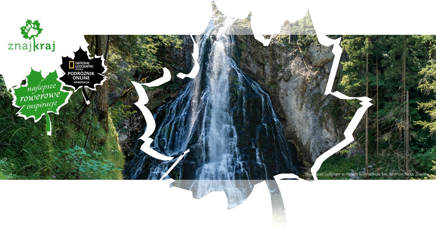Wodospad Gollinger w Alpach austriackich